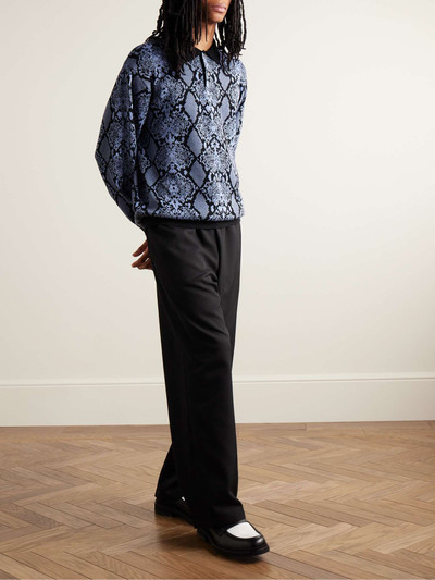 WACKO MARIA Cotton-Blend Jacquard Polo Shirt outlook