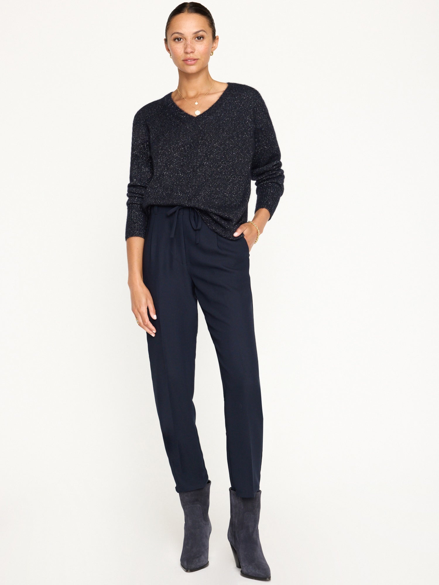 The Allery V-Neck Sweater - 8