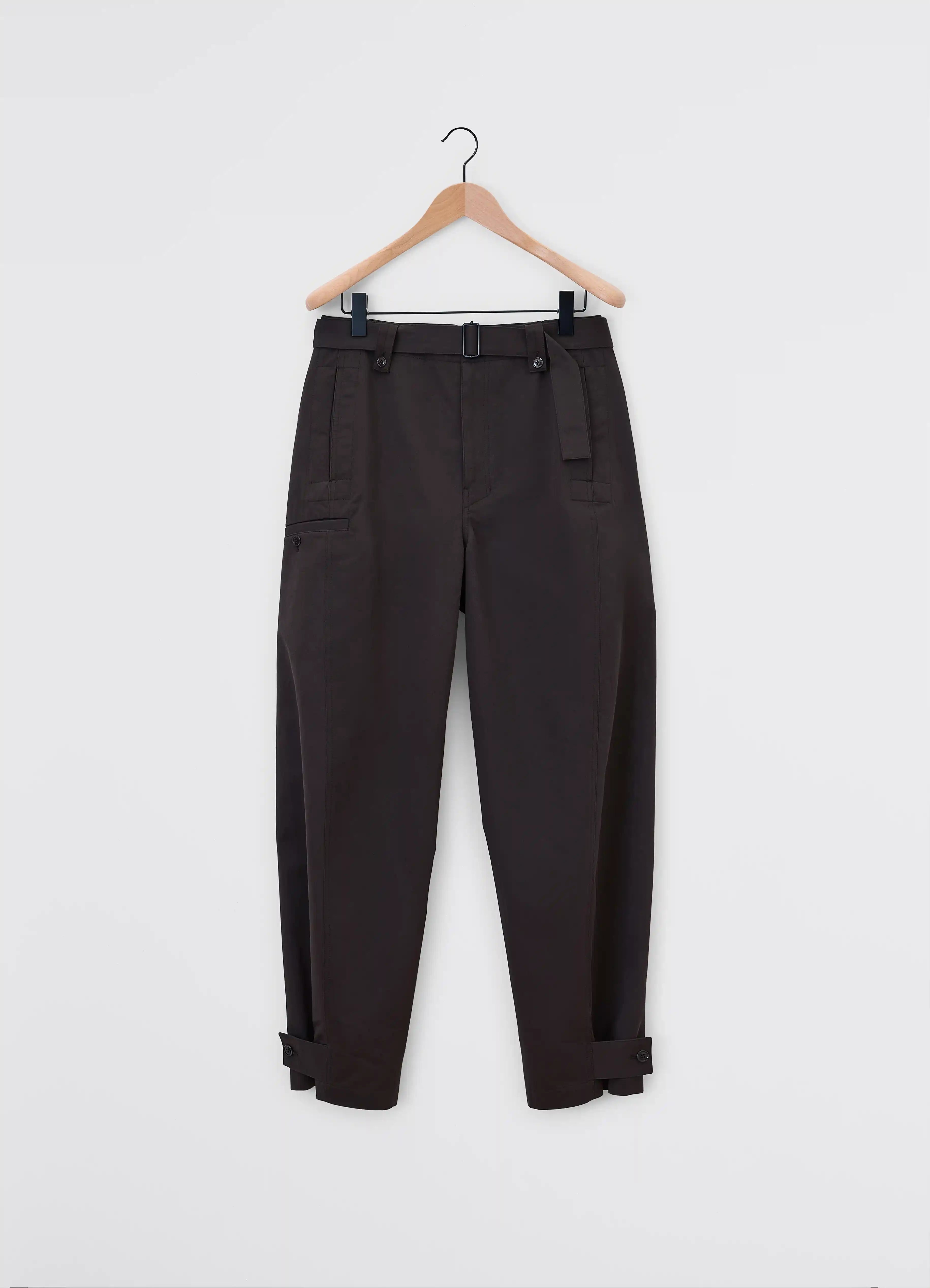 TWISTED PANTS WITH ADJUSTABLE CUFF - 4