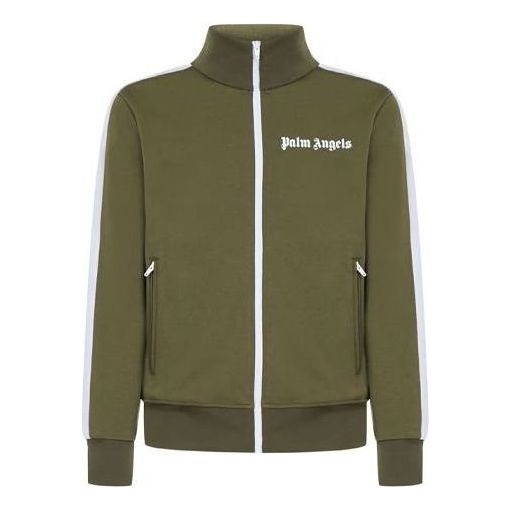Palm Angels Classic Track Jacket 'Military White' PMBD001C99FAB0015601 - 1
