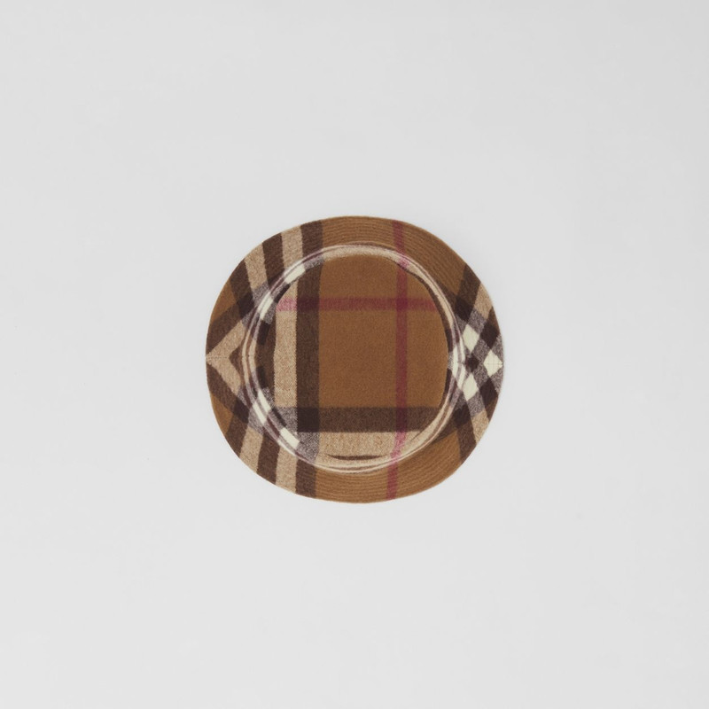 Check Wool Bucket Hat 7