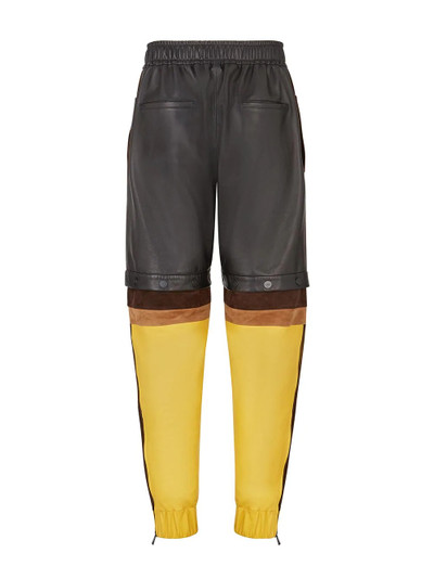 FENDI colour block track pants outlook