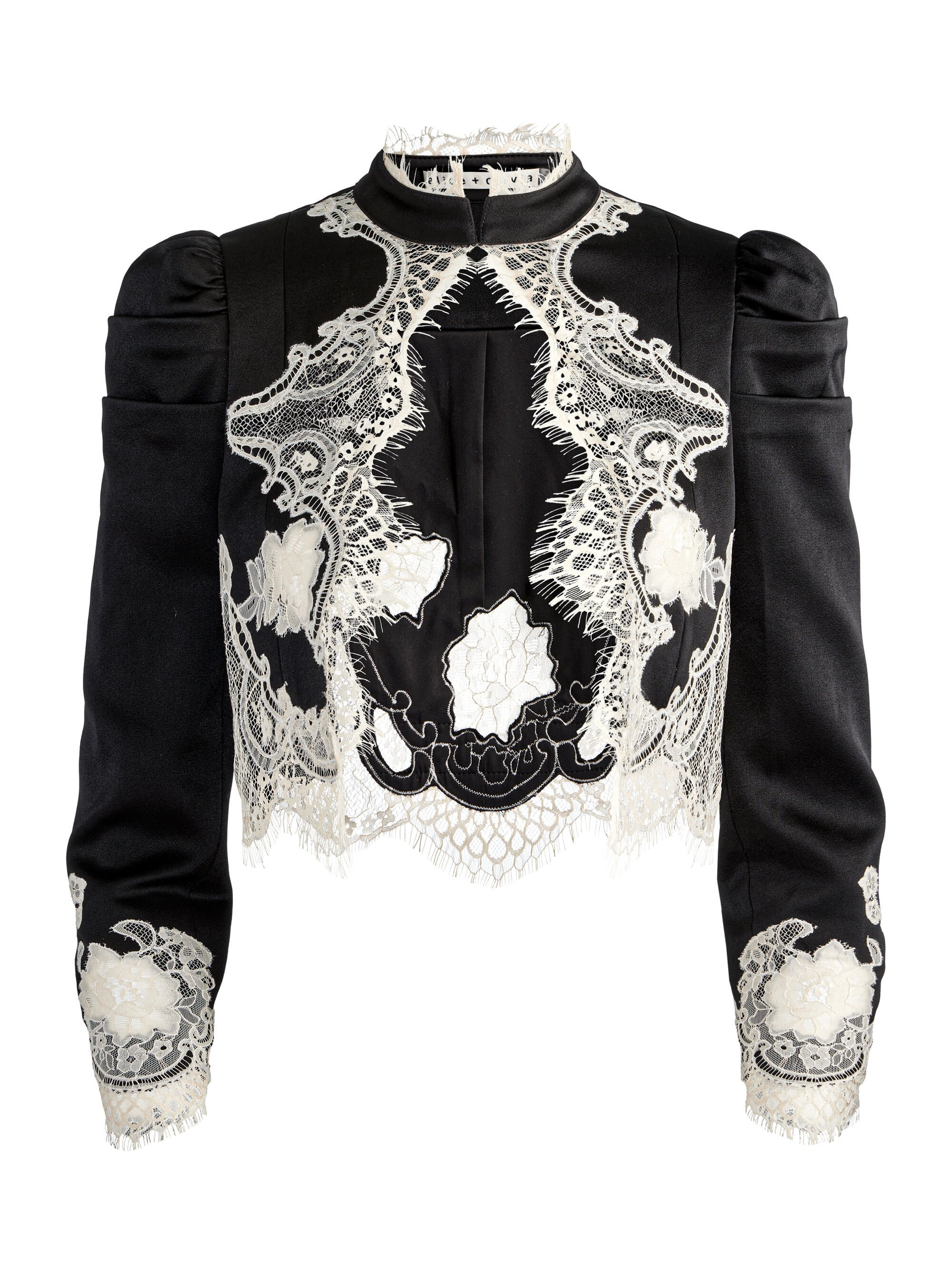 THOMASINA LACE TRIM JACKET - 1