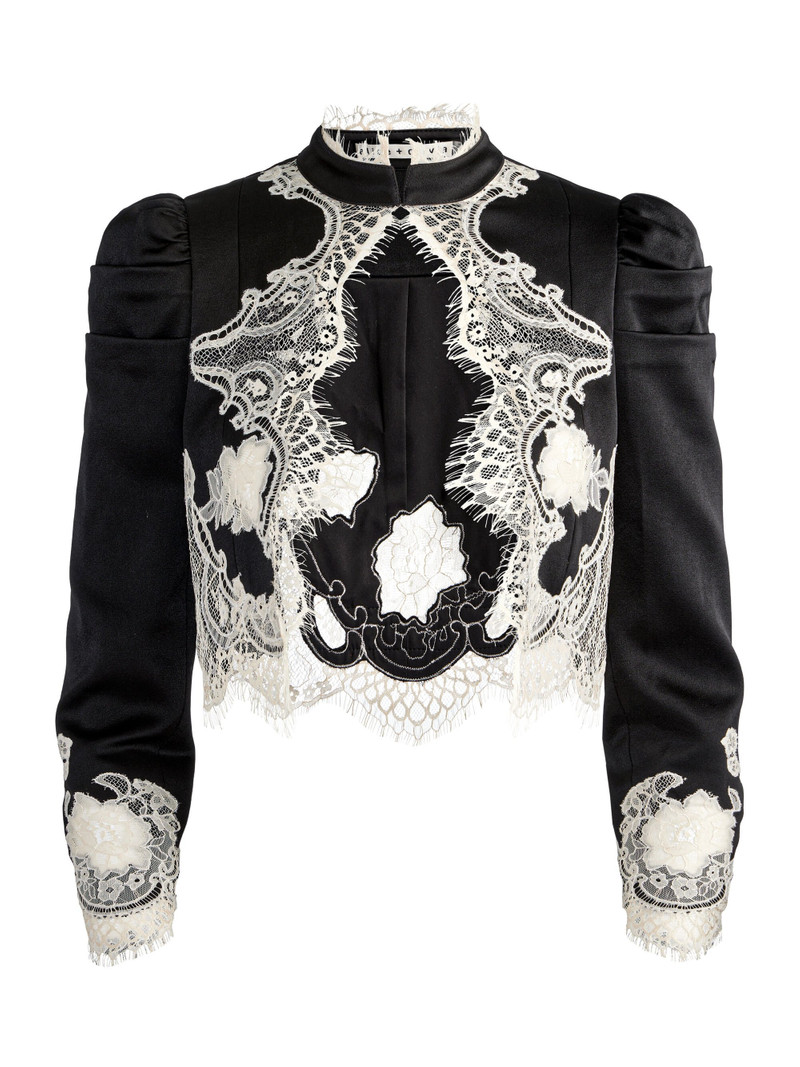 THOMASINA LACE TRIM JACKET 1