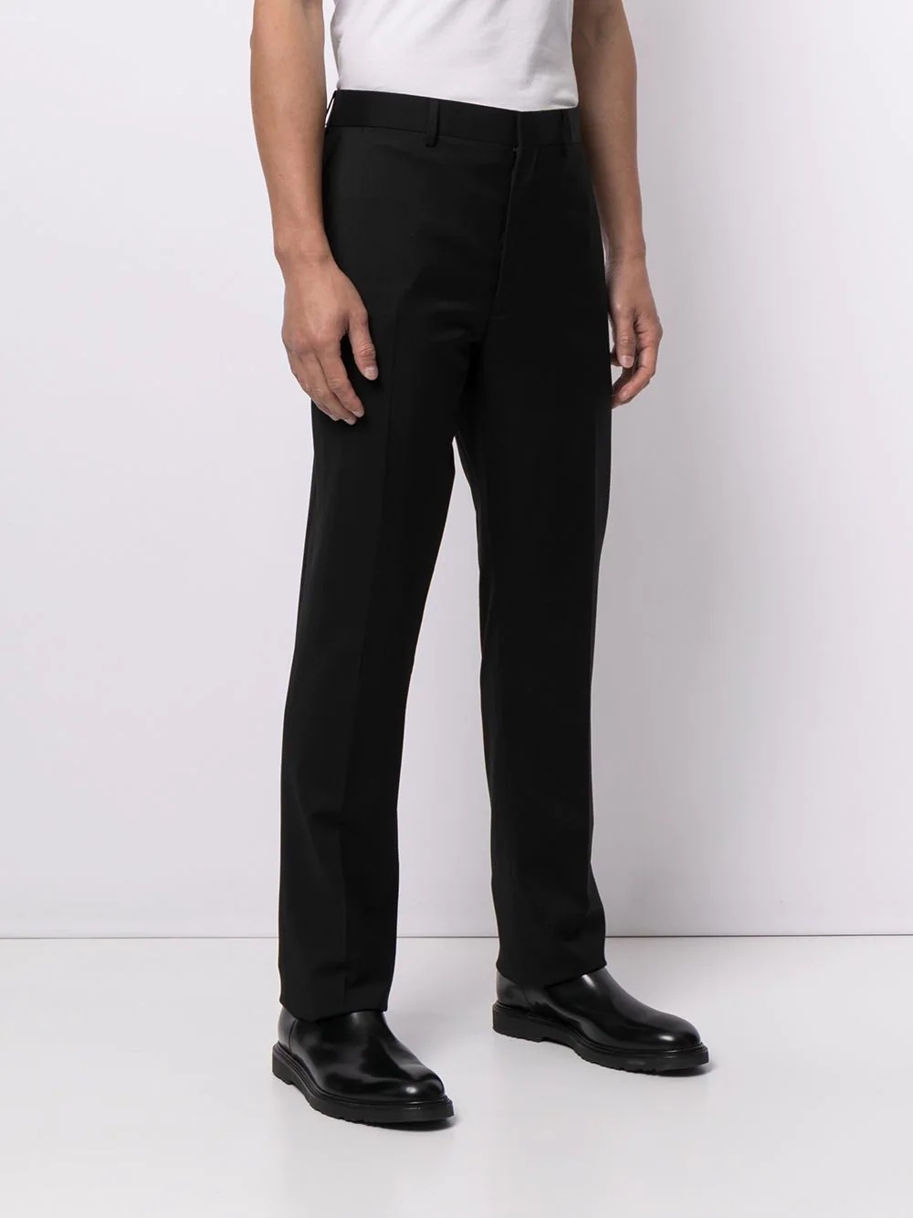 straight-leg tailored trousers - 3