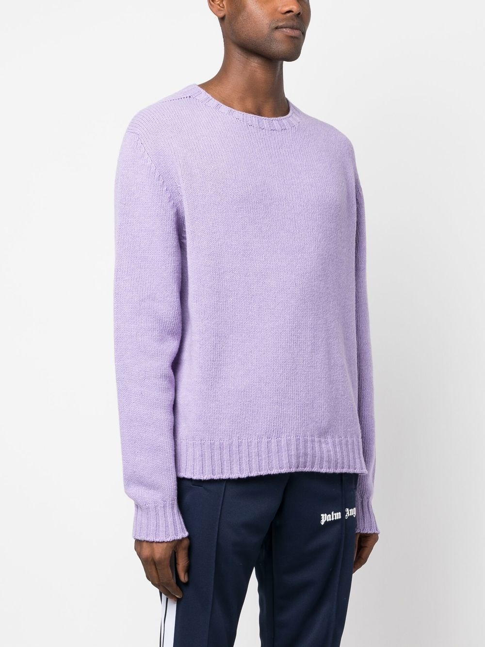 logo-intarsia jumper - 8