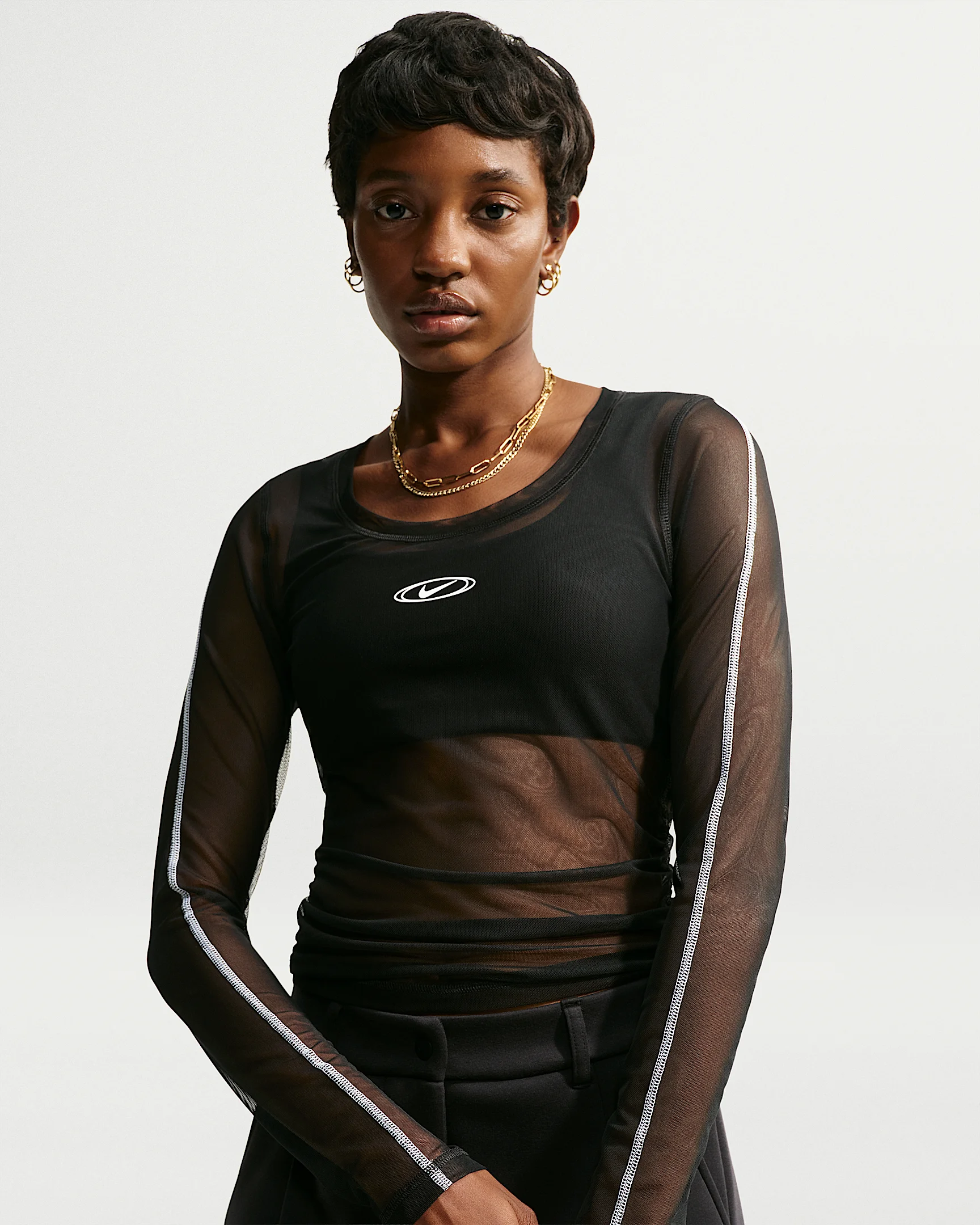 Nike Sportswear Women's Slim Long-Sleeve Sheer Top - 1