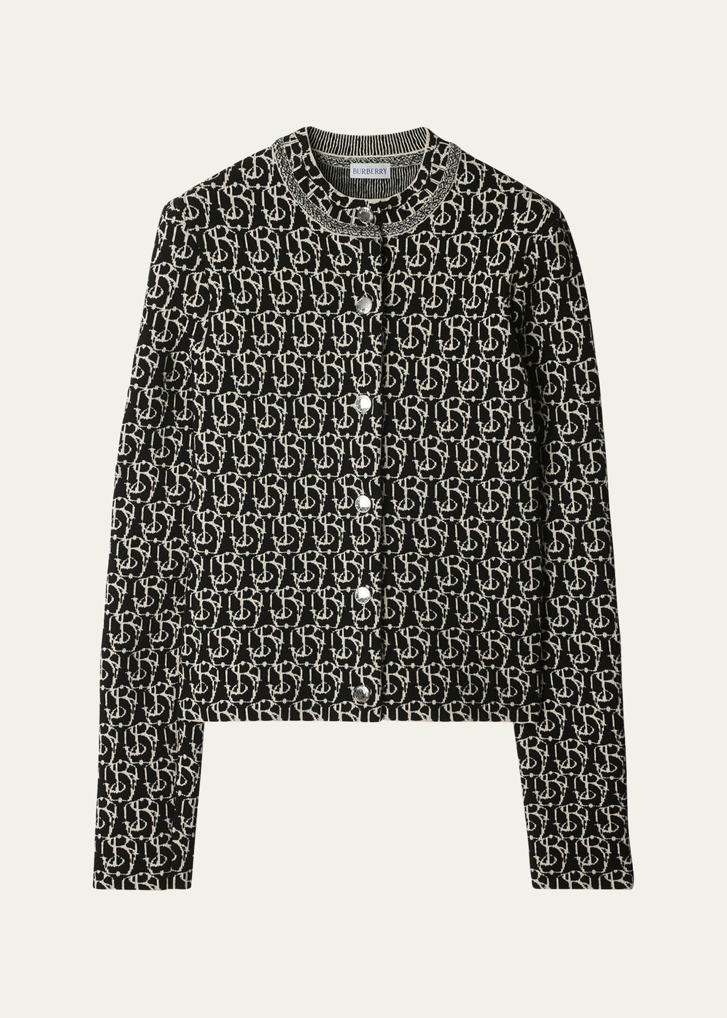 B Shield Wool Cardigan - 1