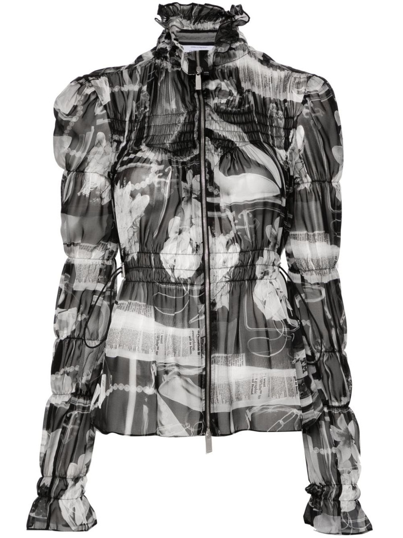 Xray silk blouse 1