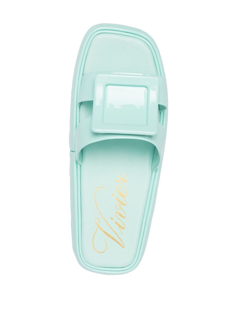 buckle-embellished slides 4