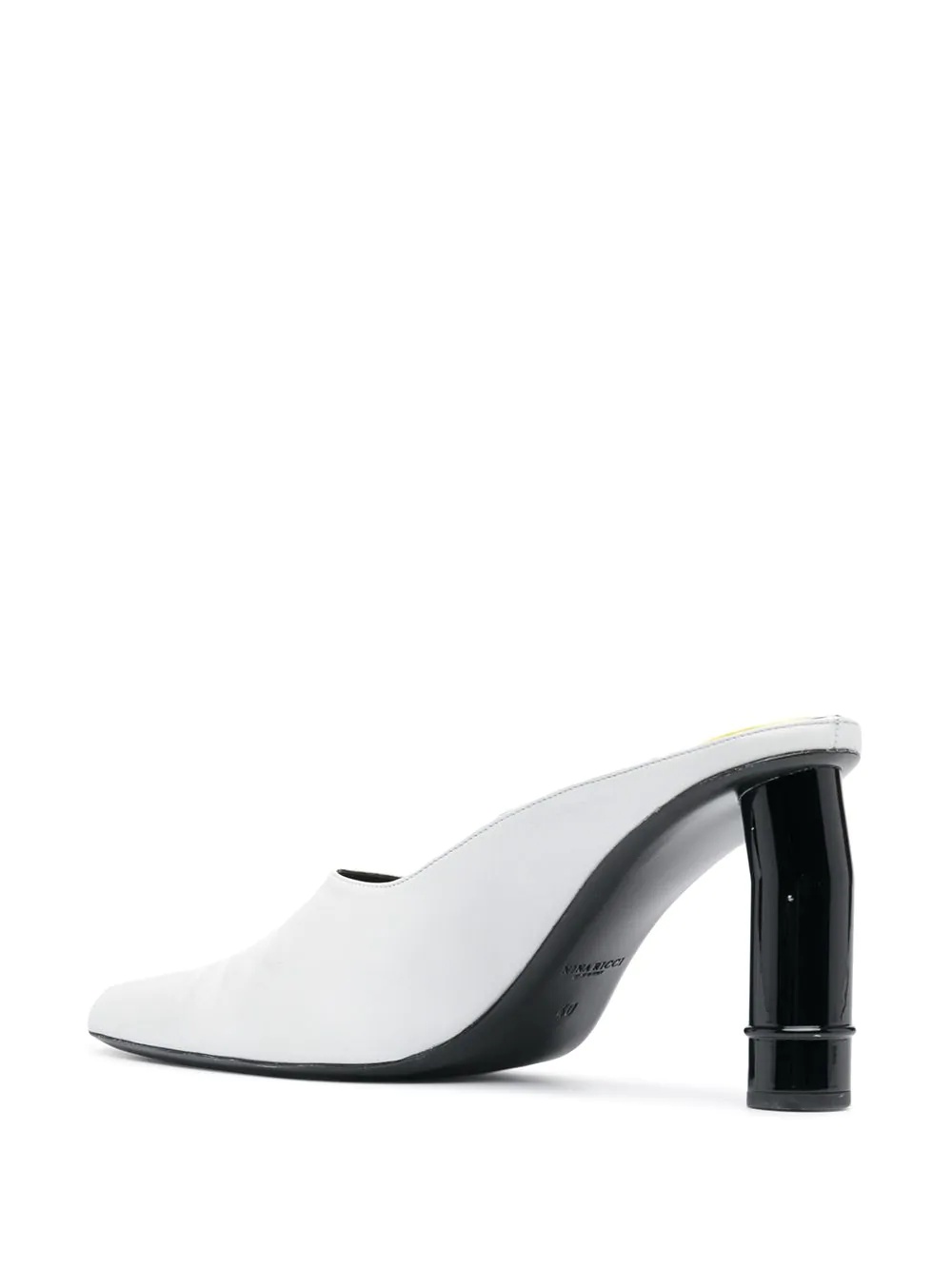 contrast-heel pumps - 3