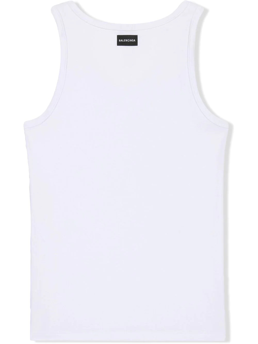 sleeveless jersey tank top - 2