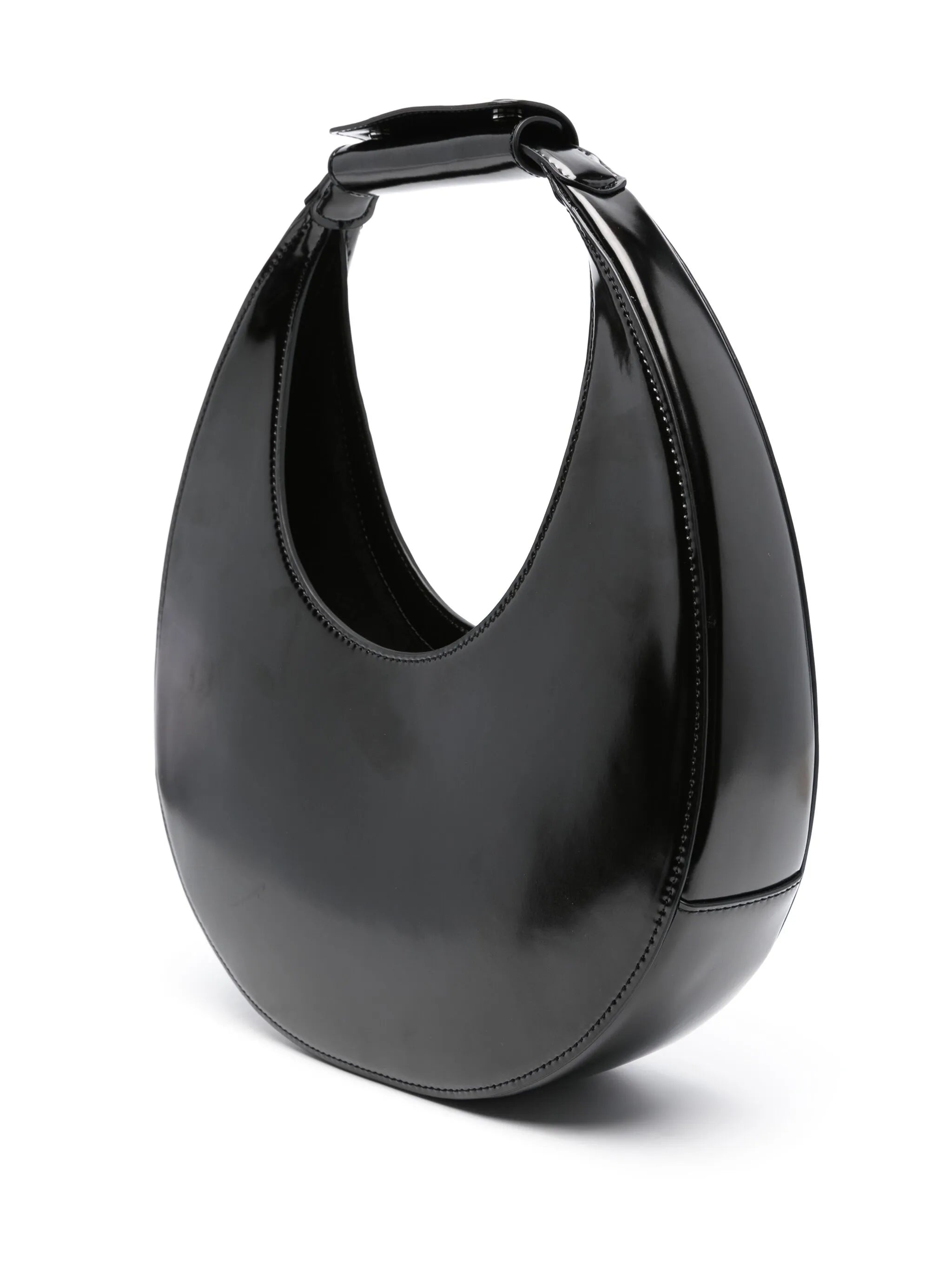 Moon Leather Shoulder Bag - 5