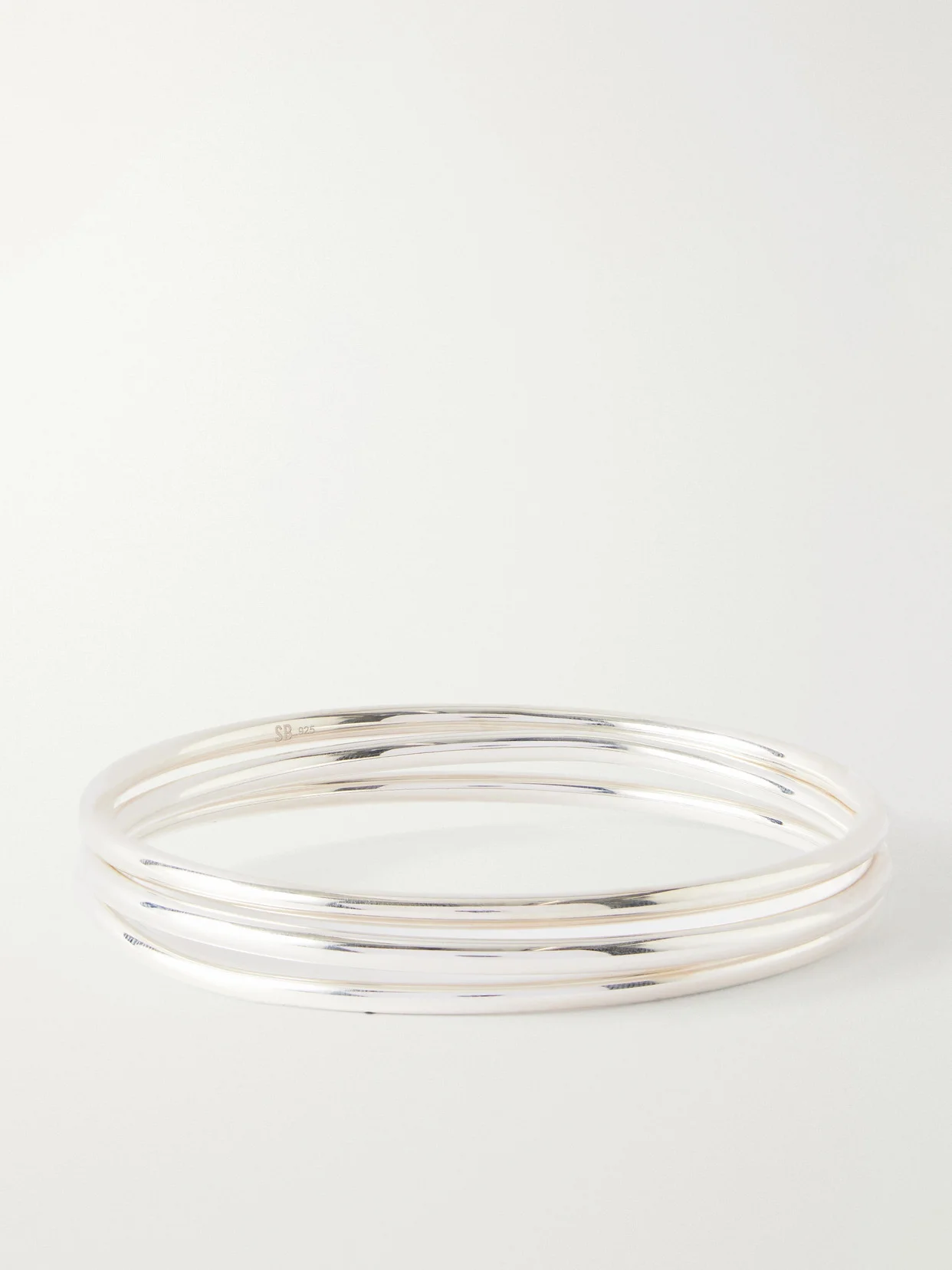 Kaya Set-of-three Silver Bangles - 1