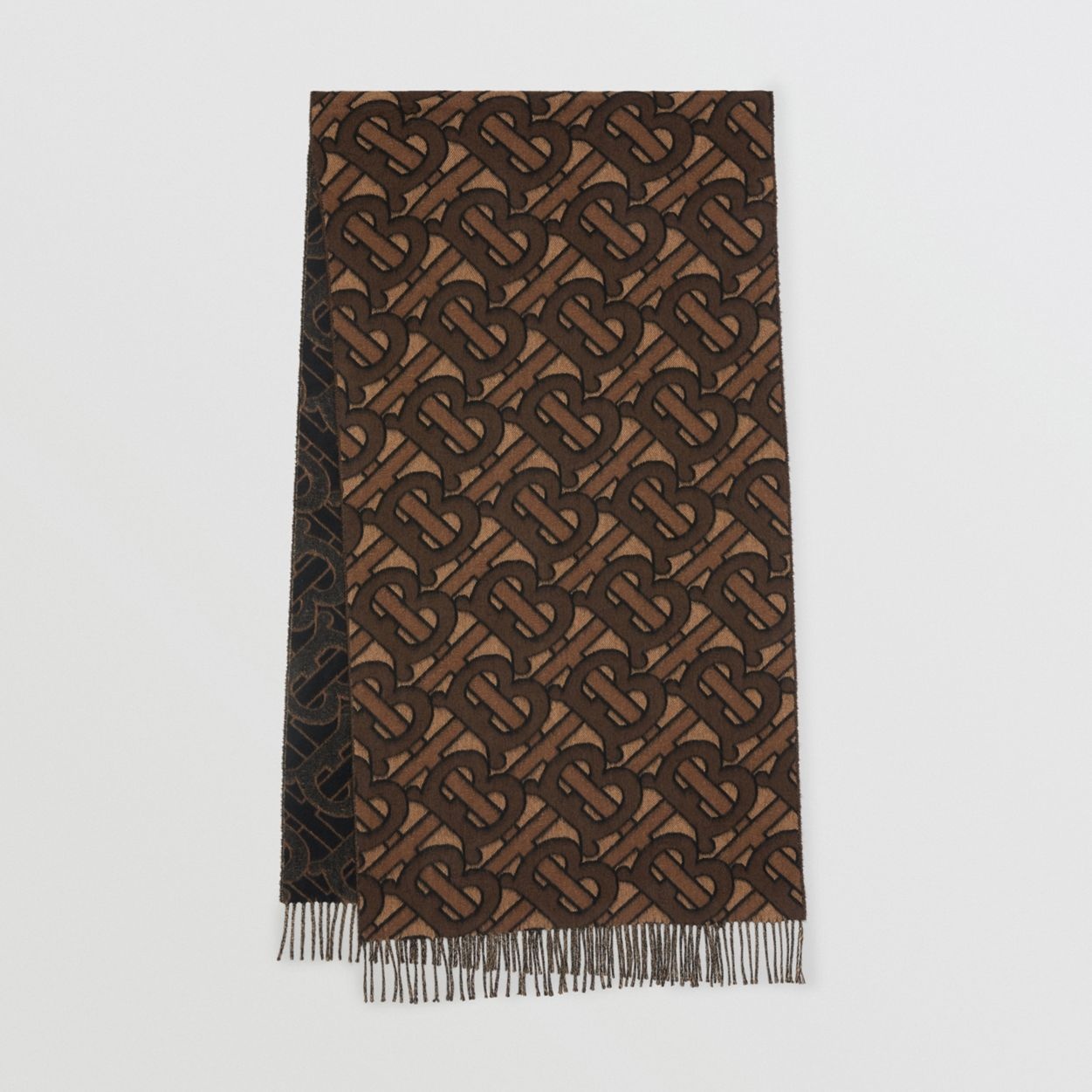 Monogram Cashmere Jacquard Scarf - 1