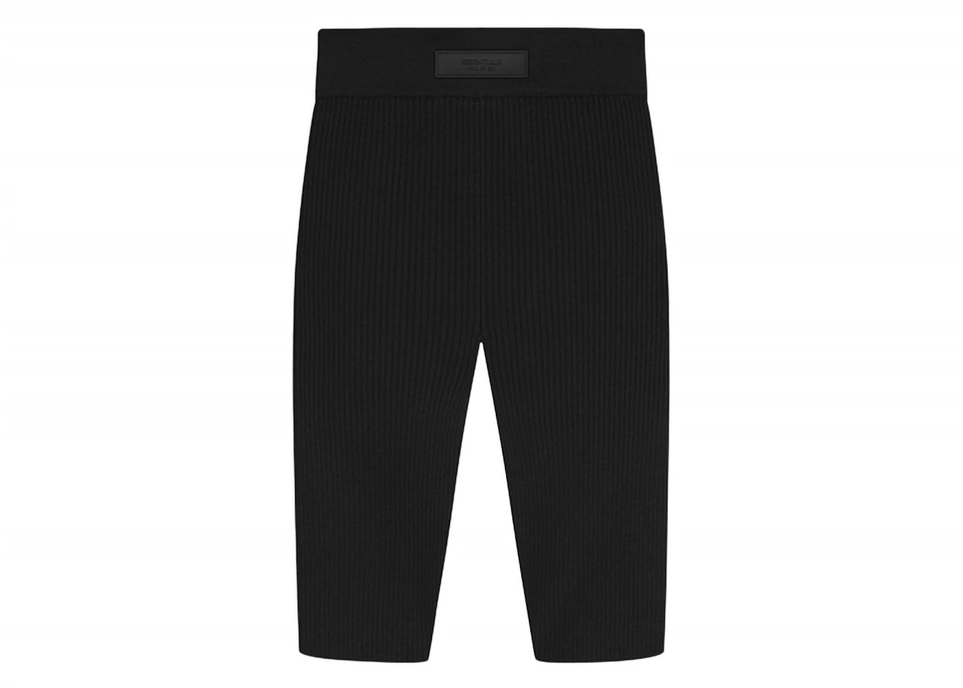 Fear of God Essentials Core Collection Women's Knit Biker Short Black - 1