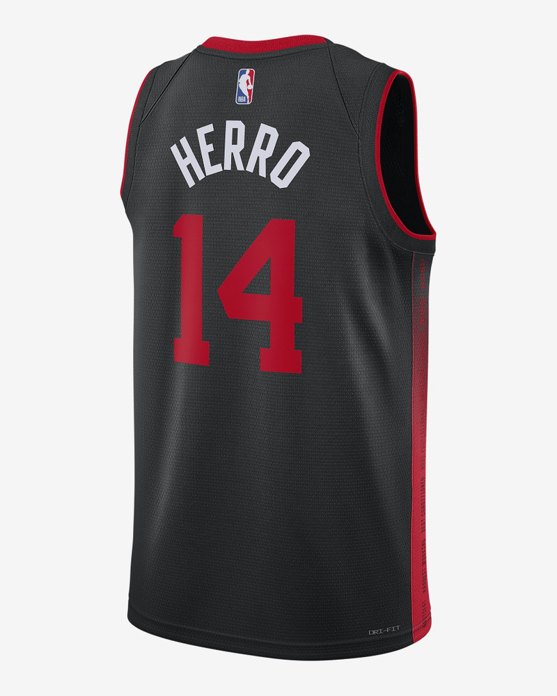Nike Tyler Herro Miami Heat City Edition 2023/24 Nike Men's Dri-FIT NBA Swingman Jersey outlook