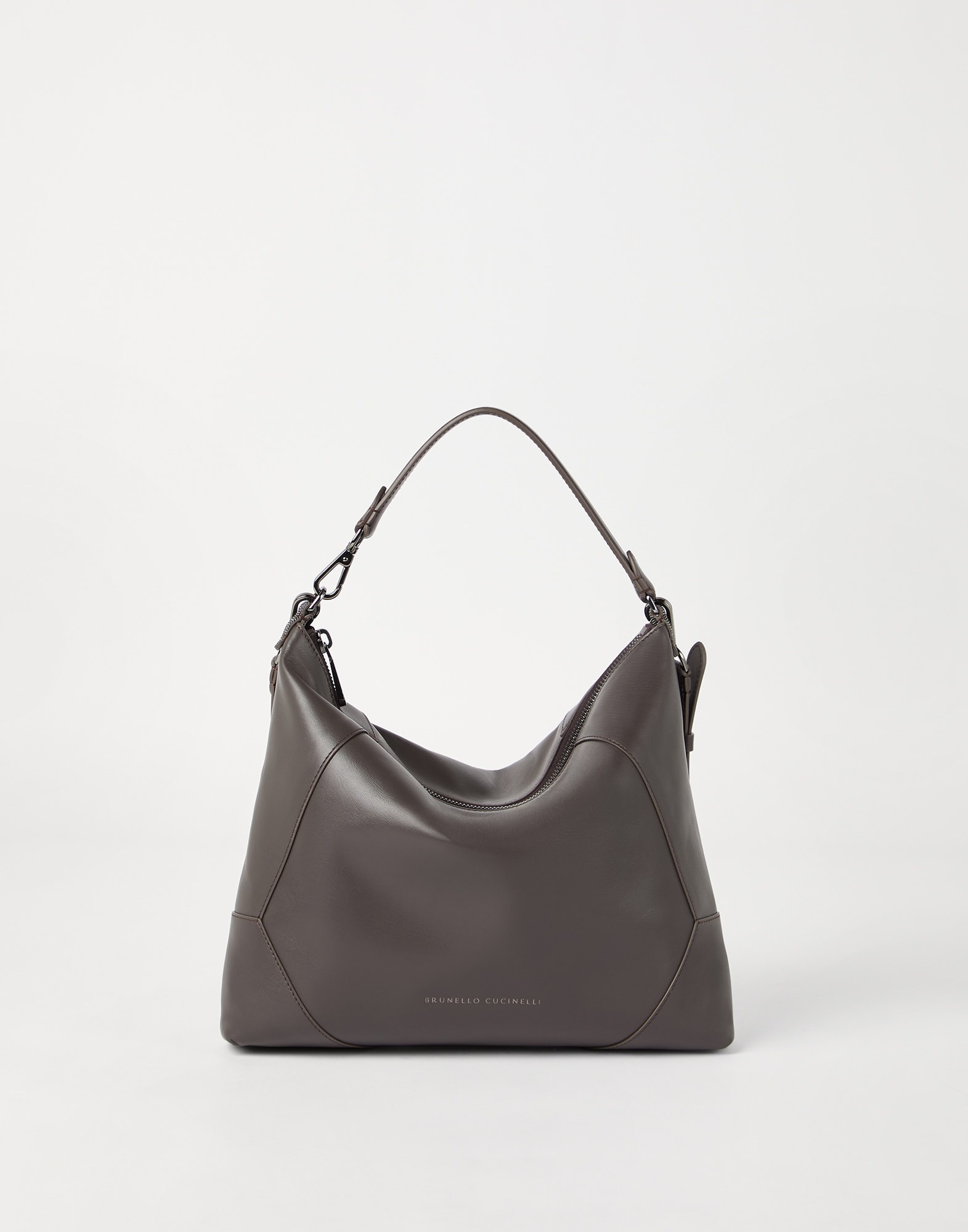 BC Duo hobo bag in calfskin with monili - 1