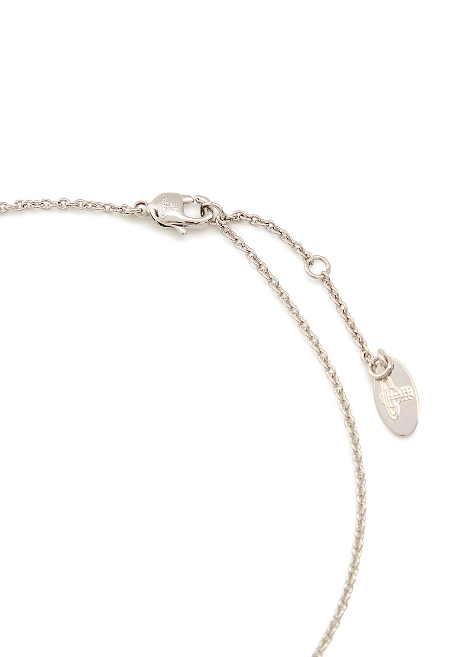 Vivienne Westwood Mila orb Pavé Necklace - 4