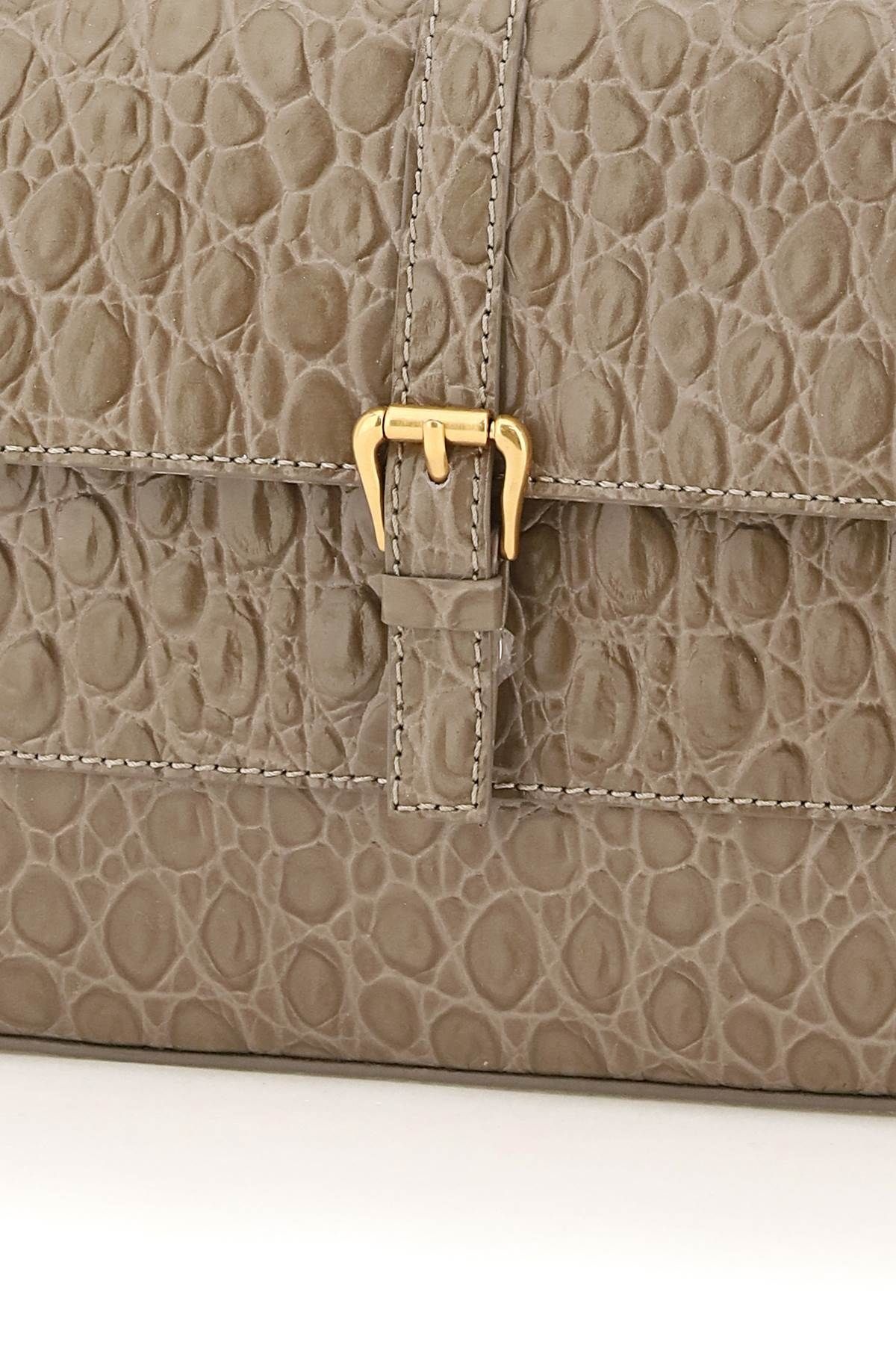 CROCO-EMBOSSED LEATHER MIRANDA BAG - 3