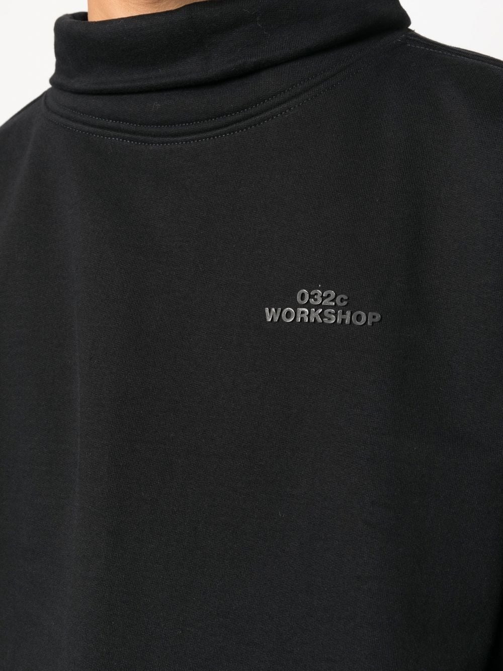 roll-neck logo-print sweatshirt - 5