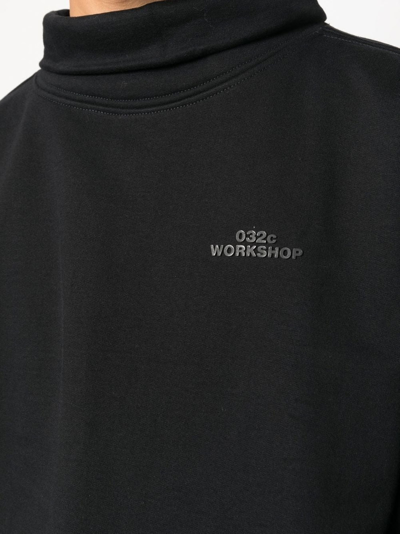 roll-neck logo-print sweatshirt 5