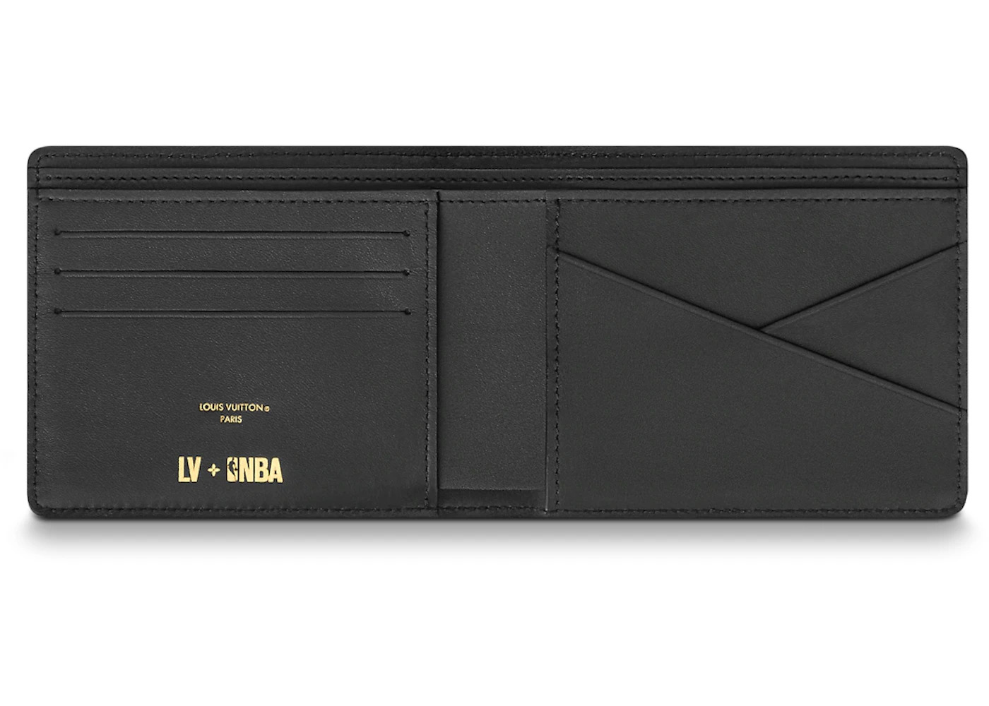 Louis Vuitton x NBA Hero Jacket Leather Multiple Wallet Monogram Black - 3