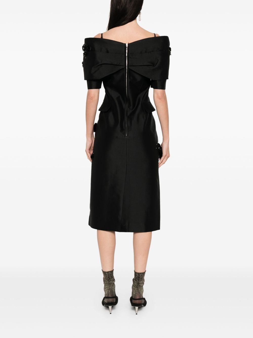 oversize bow dress - 4