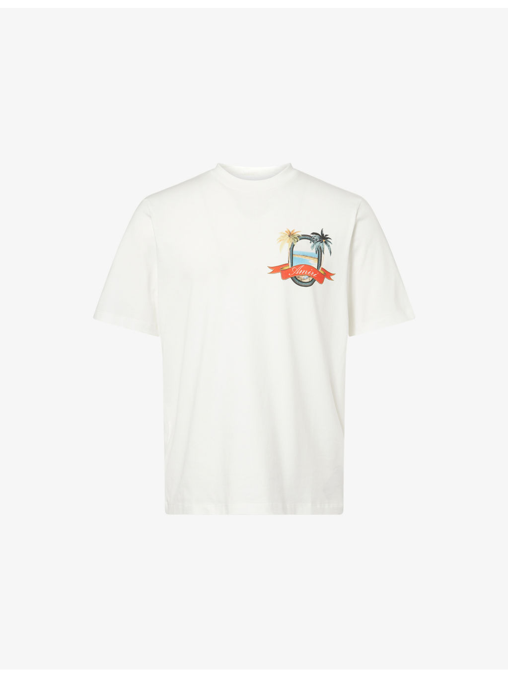 Paradise Graphic-Print Cotton-Jersey T-shirt - 1