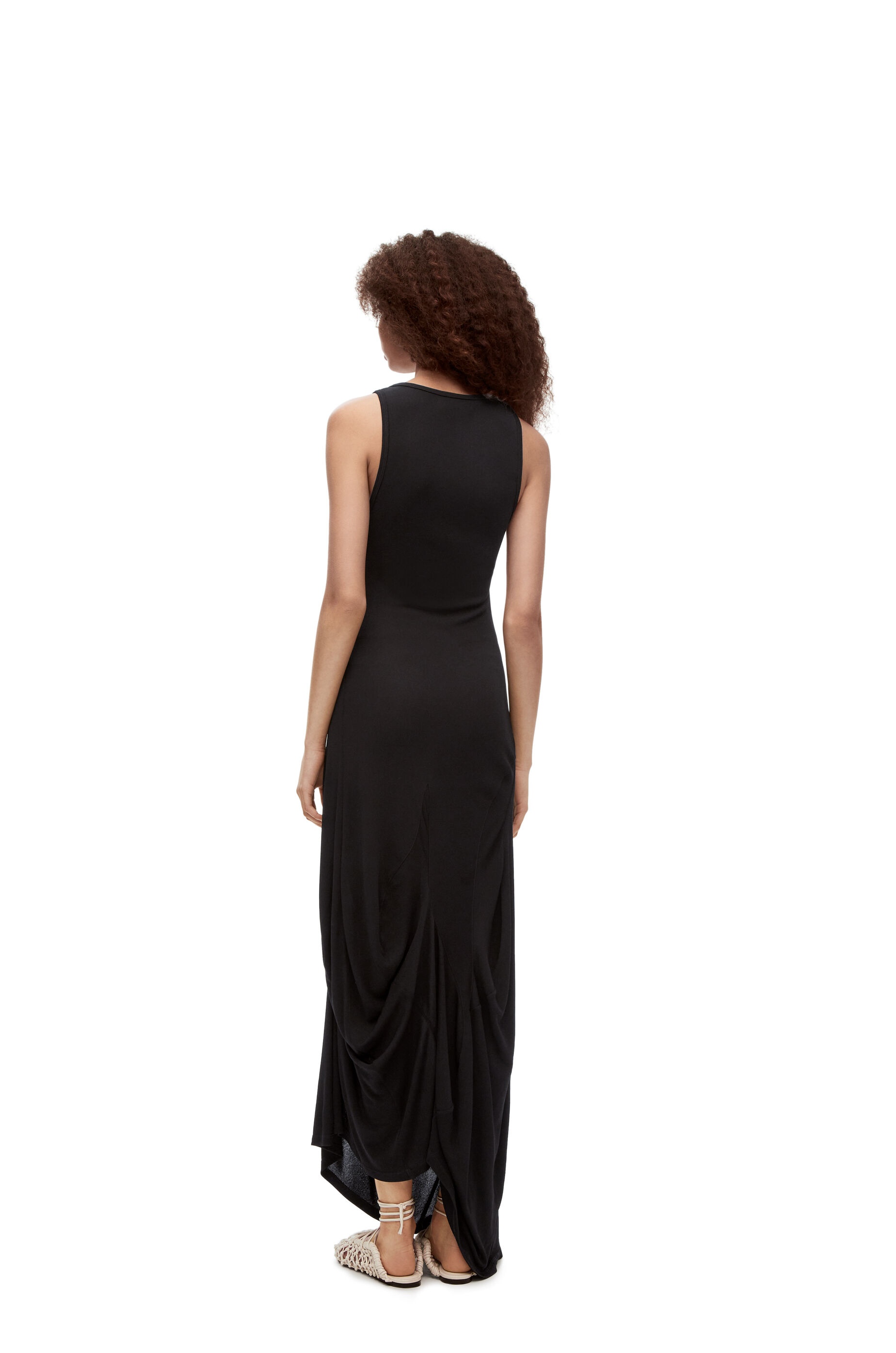 Anagram strappy dress in viscose - 4