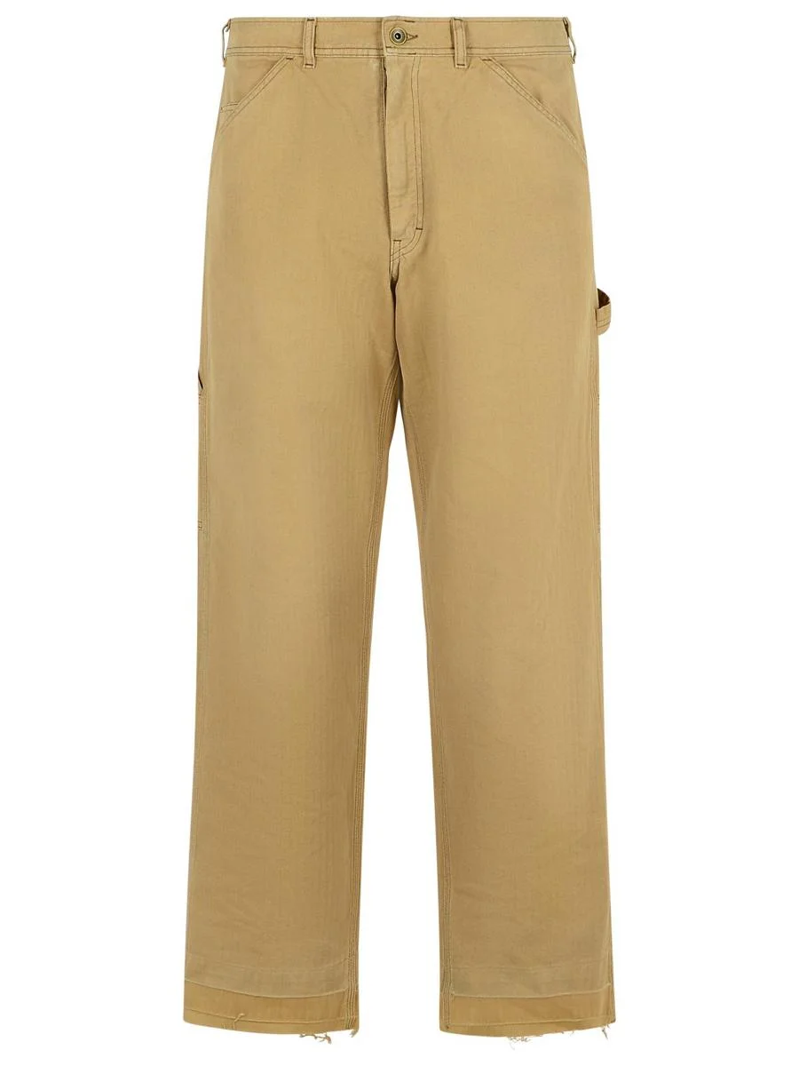 Maison Margiela Beige Cotton Pants - 1