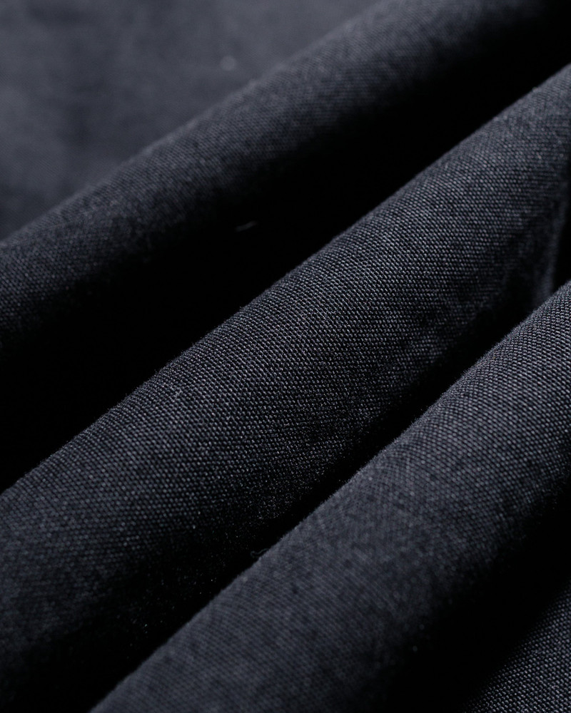 MHL Stitch Pleat Trouser Compact Cotton Canvas Black 6