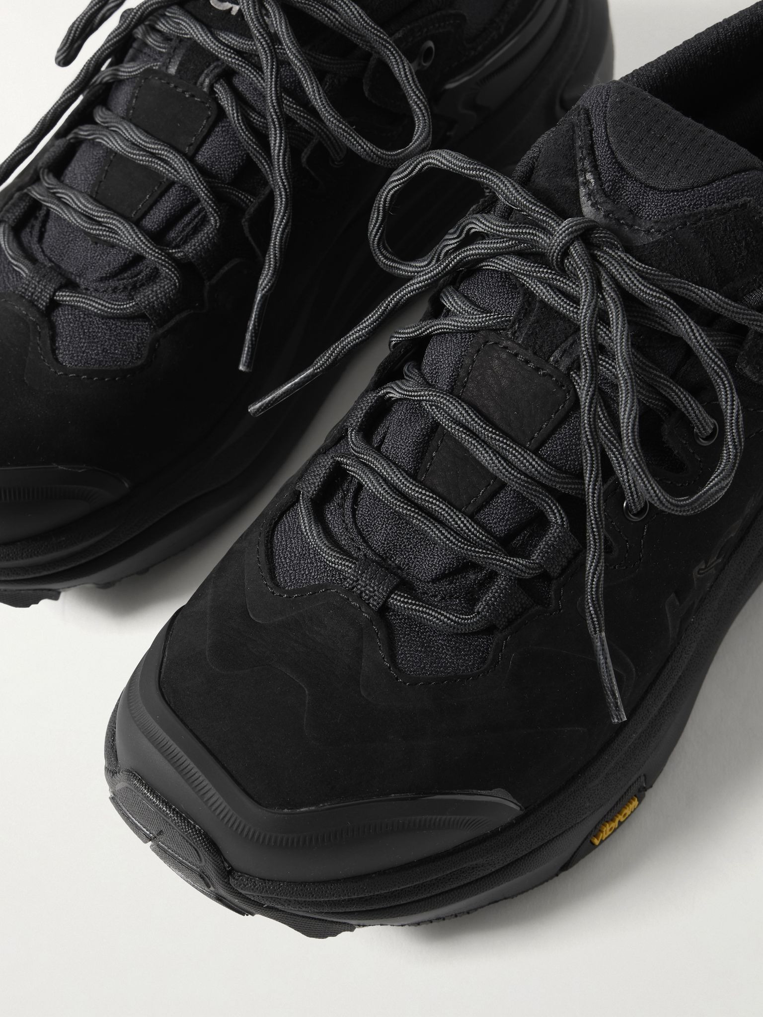 Kaha 3 GTX Rubber-Trimmed Nubuck Sneakers Black - 5
