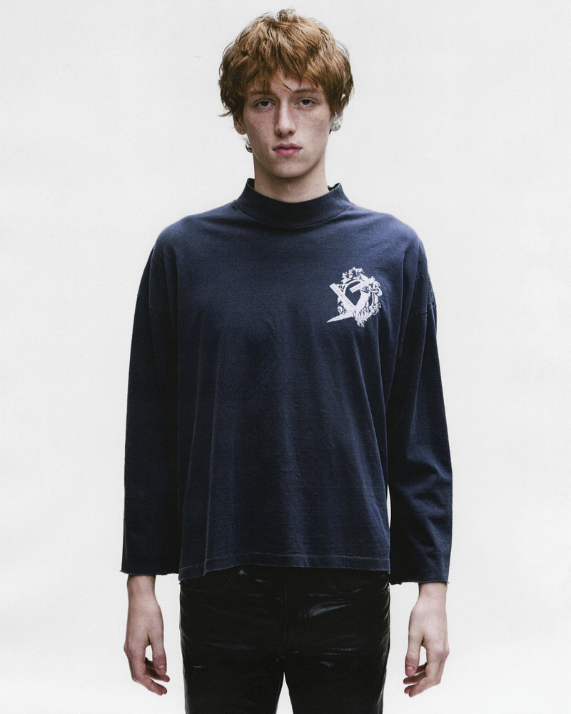 UN SECRET MOCKNECK LS T-SHIRT 4