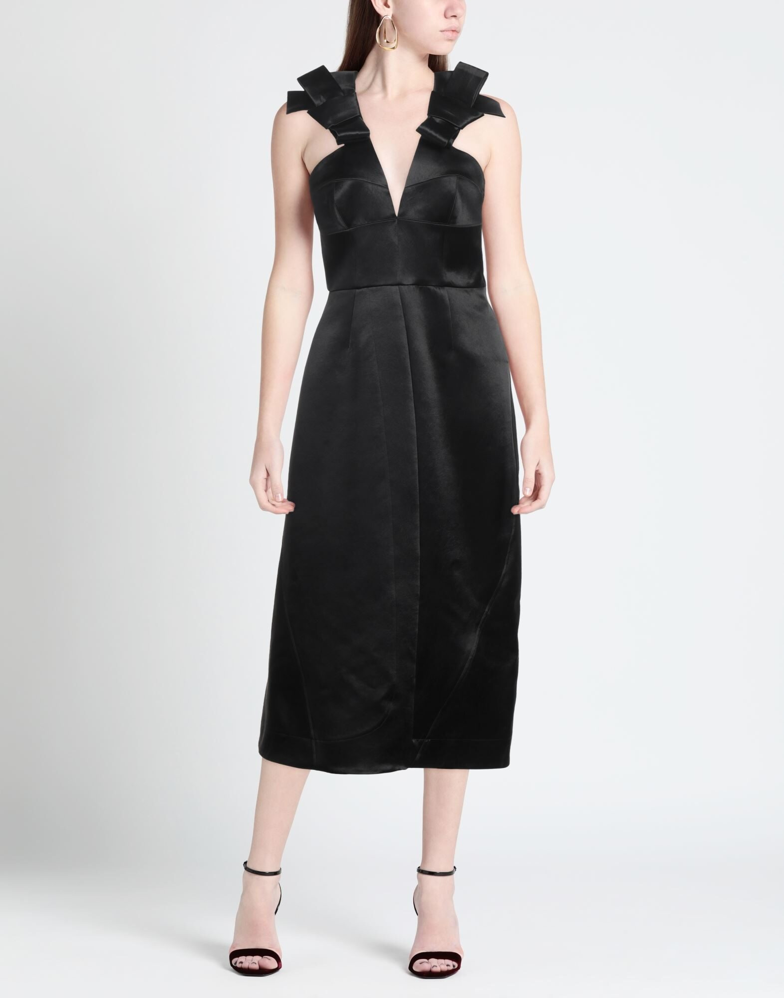 Black Women's Midi Dress - 3