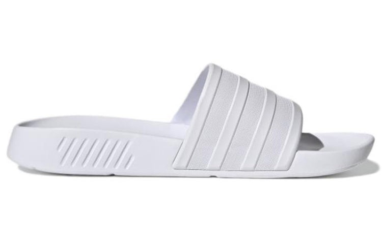 adidas Racer Tr Slides Cozy Wear-Resistant White Unisex Slippers GZ1177 - 2