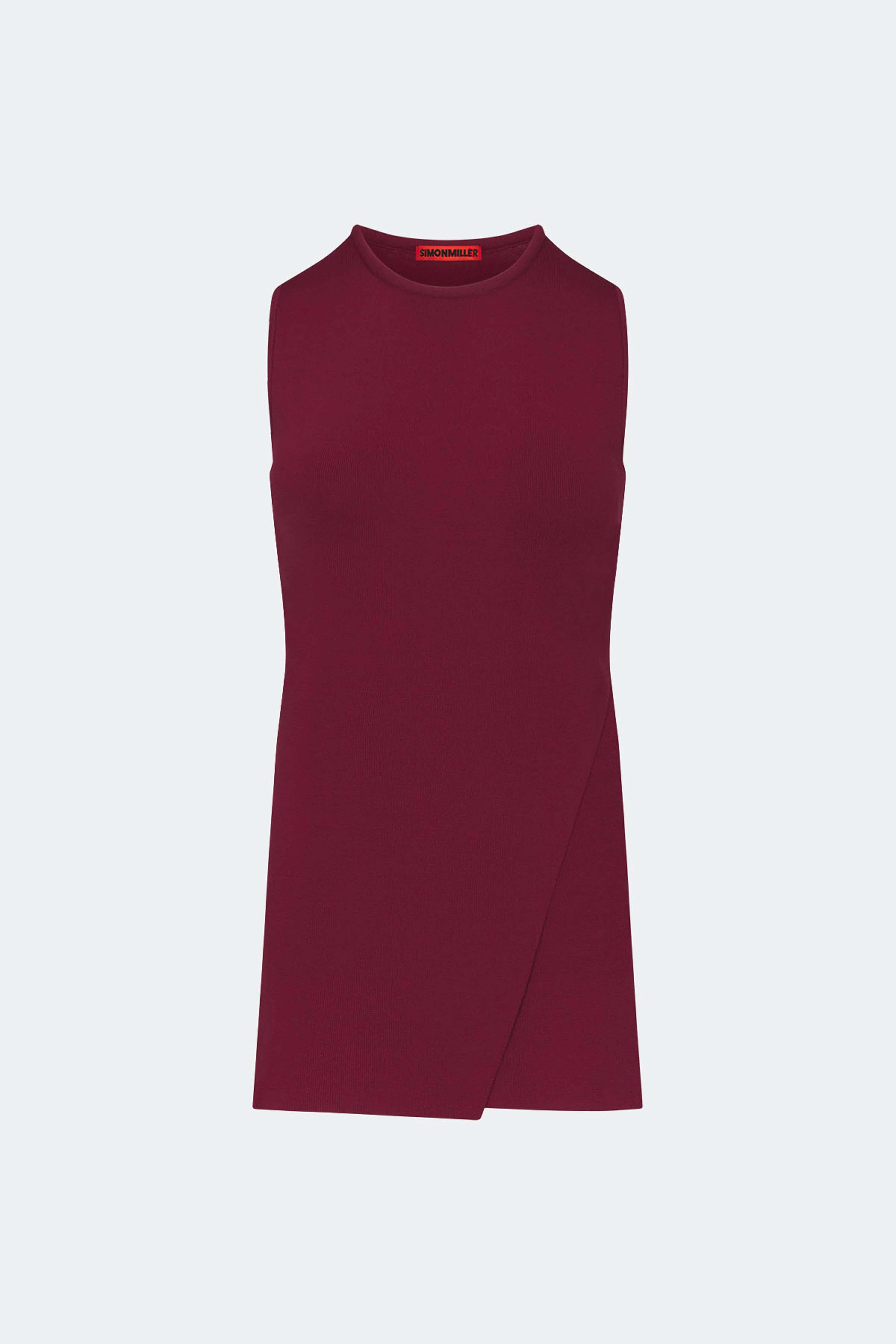 Dara Knit Top In Pomegranate - 1