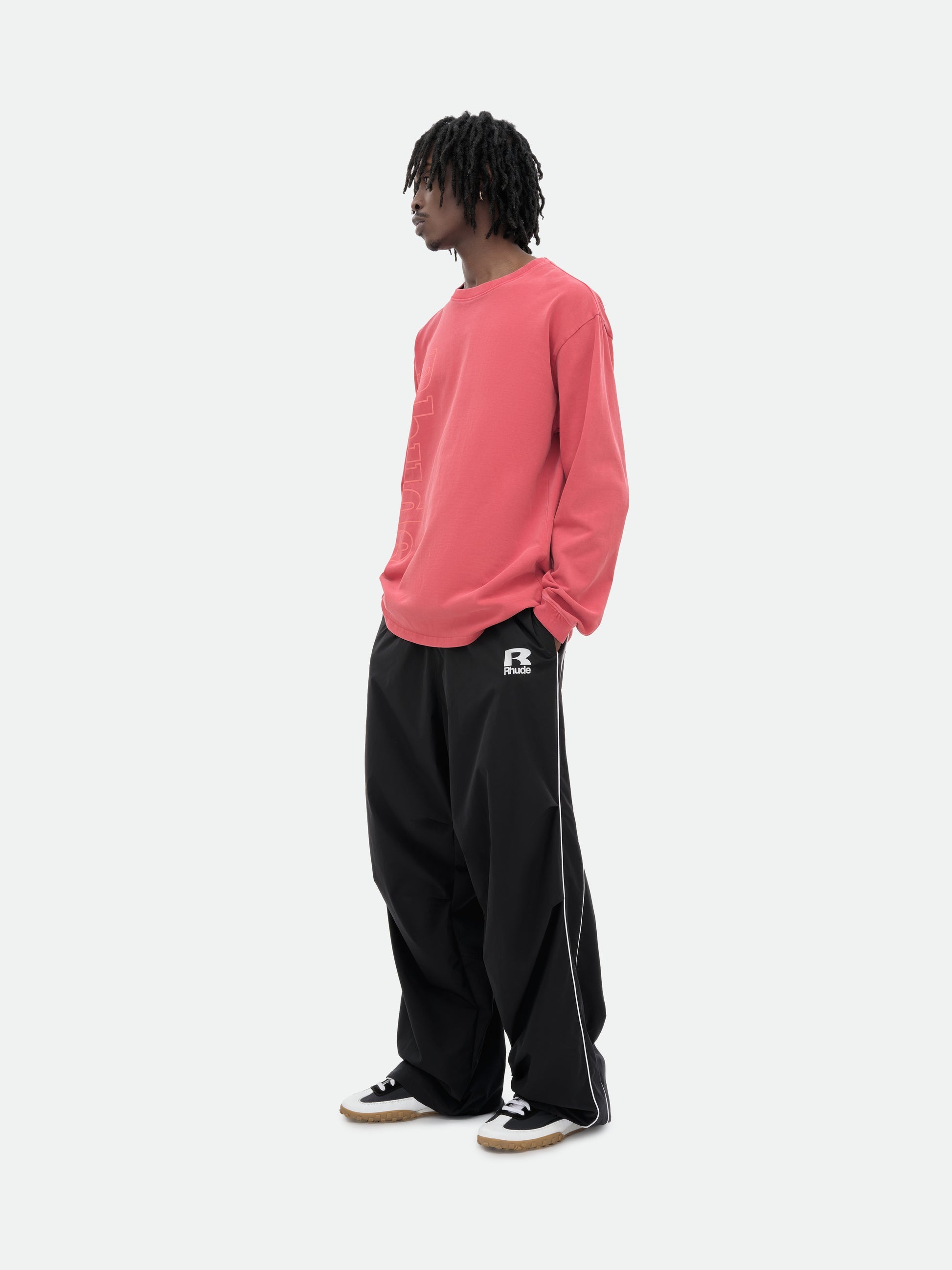 RHUDE SIDE LOGO LS TEE - 6