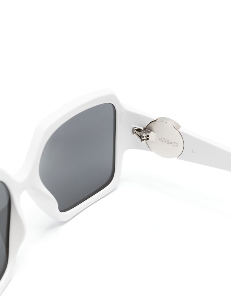 Medusa-plaque square-frame sunglasses 3