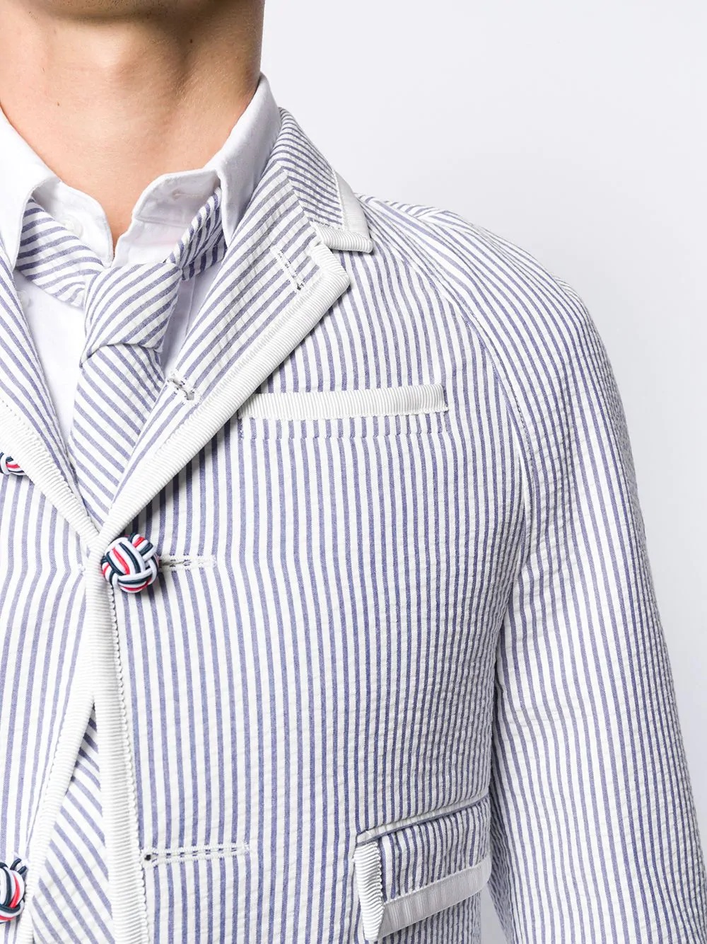 Rugby Striped Raglan Sport Jacket - 5