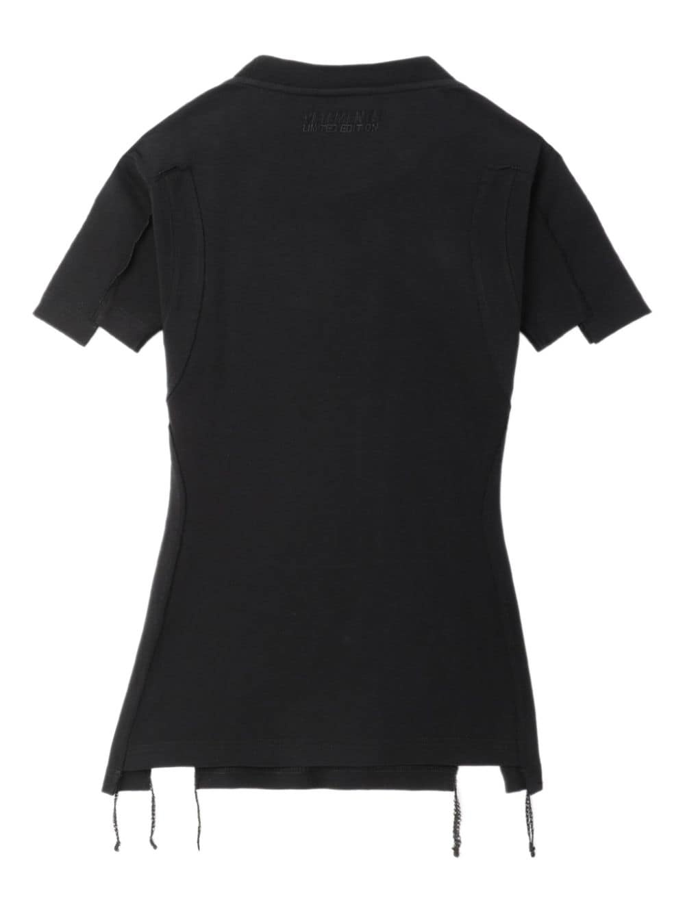 cut-off strap T-shirt - 6