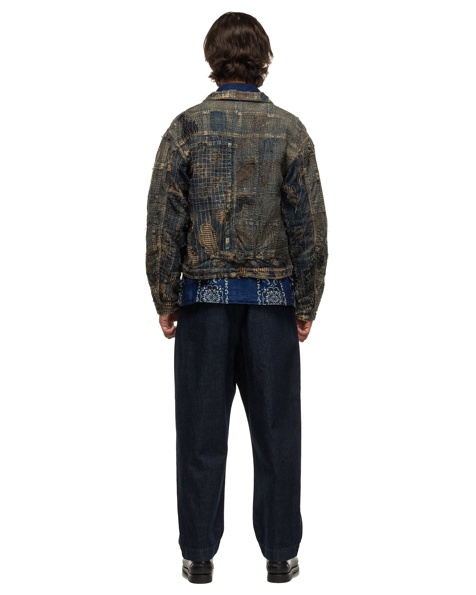11.5oz Denim High Waisted NIME Pants (OW) Indigo - 4