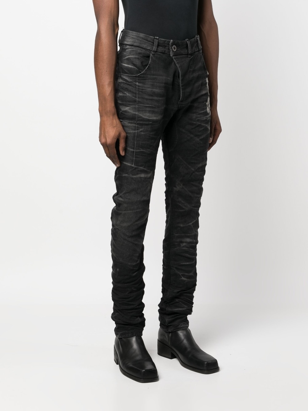 distressed skinny jeans - 3