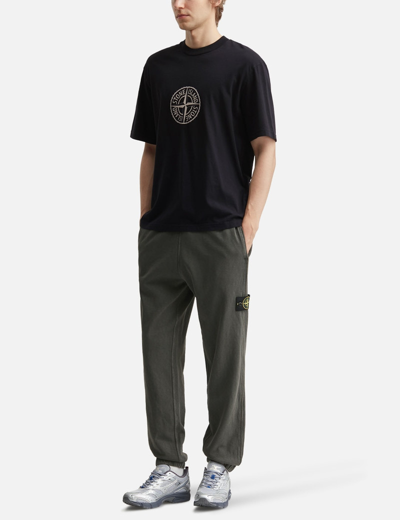 Stone Island MALFILÉ COTTON FLEECE 'OLD' EFFECT SWEATPANTS outlook