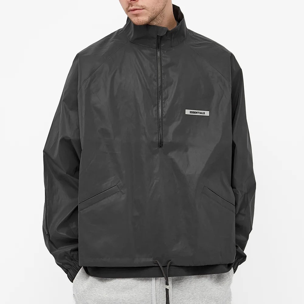 Fear of God Essentials FW21 Track Jacket Black FOG-FW21-085 - 5