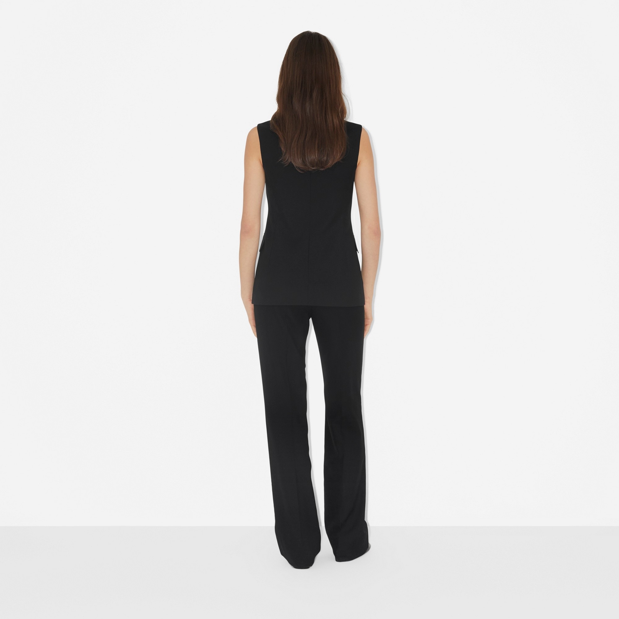 Wool Twill Tailored Trousers - 4