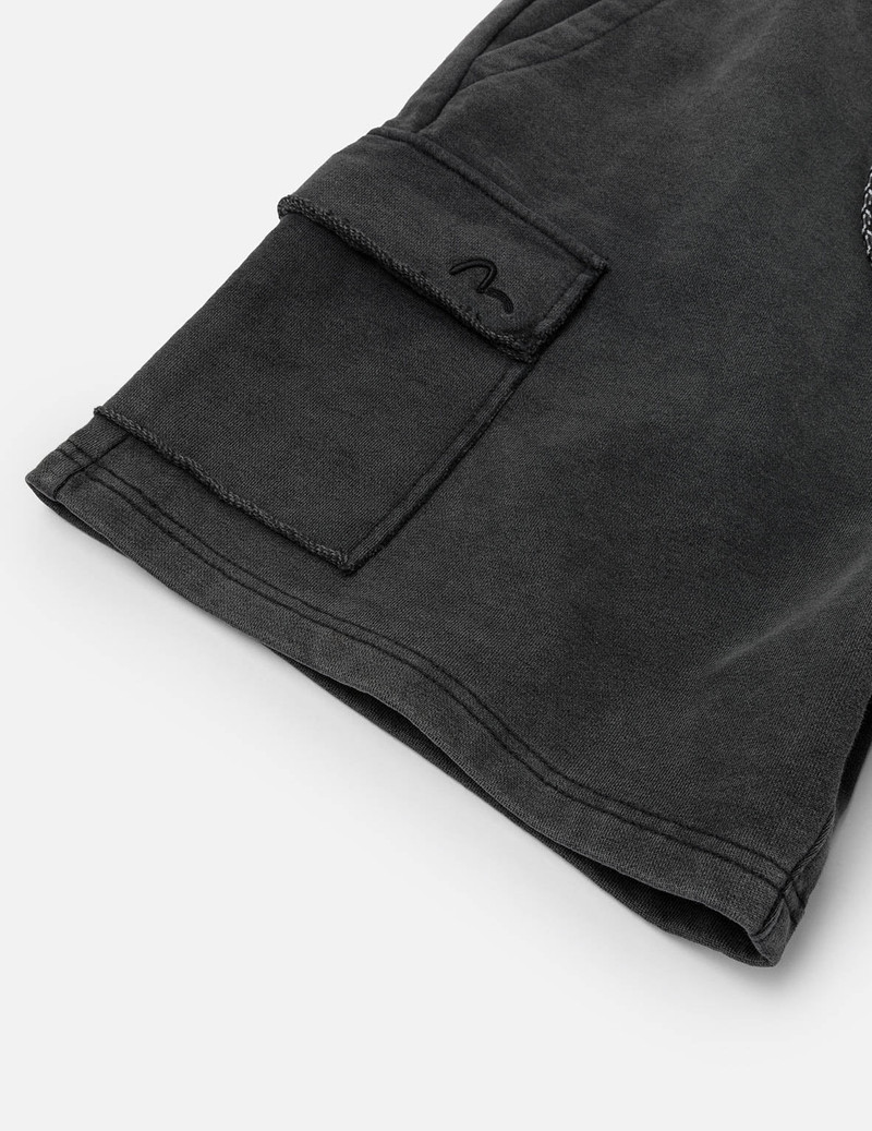 Seagull and Logo Embroidery Relax Fit Sun-Dried Finish Sweatshorts 9