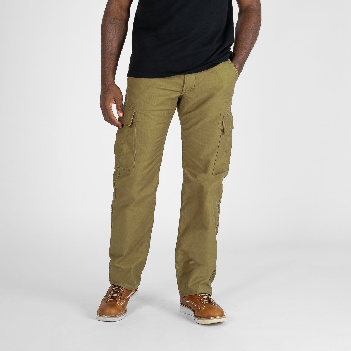 IH-738-KHA Whipcord Cargo Pants - Khaki - 2