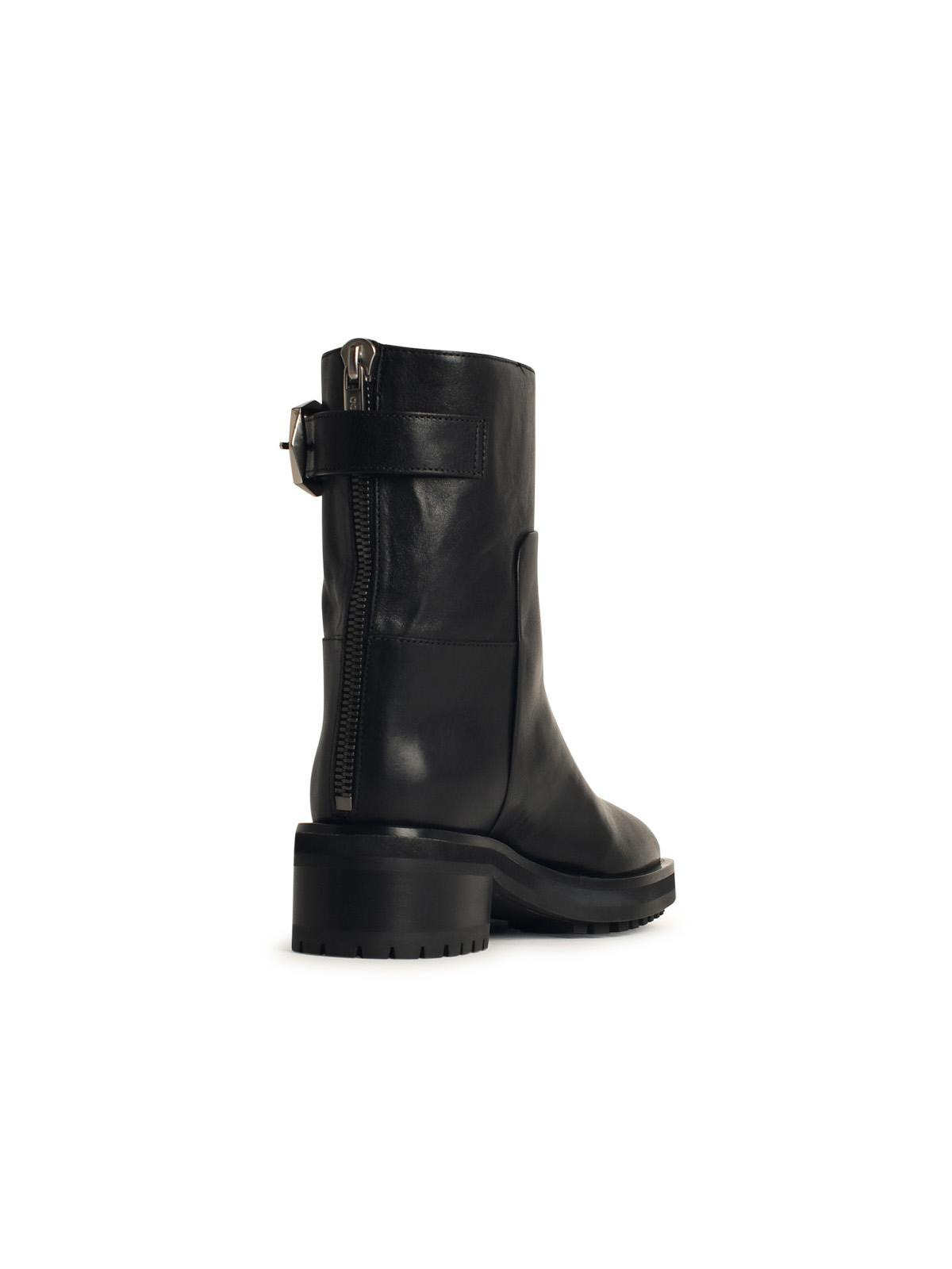Jimmy Choo 'Brooklyn' Black Leather Ankle Boots Women - 3