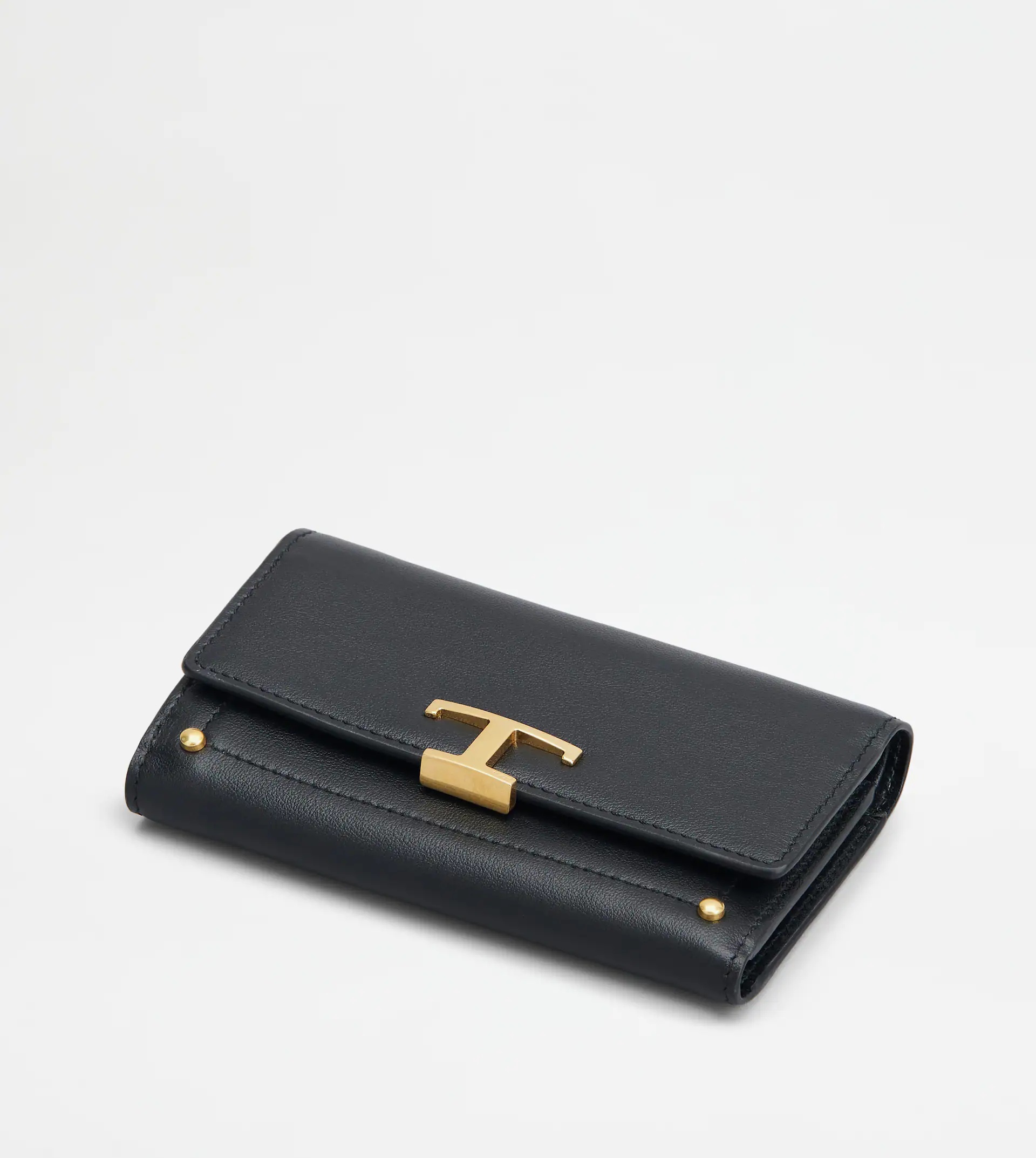 TIMELESS WALLET IN LEATHER - BLACK - 4
